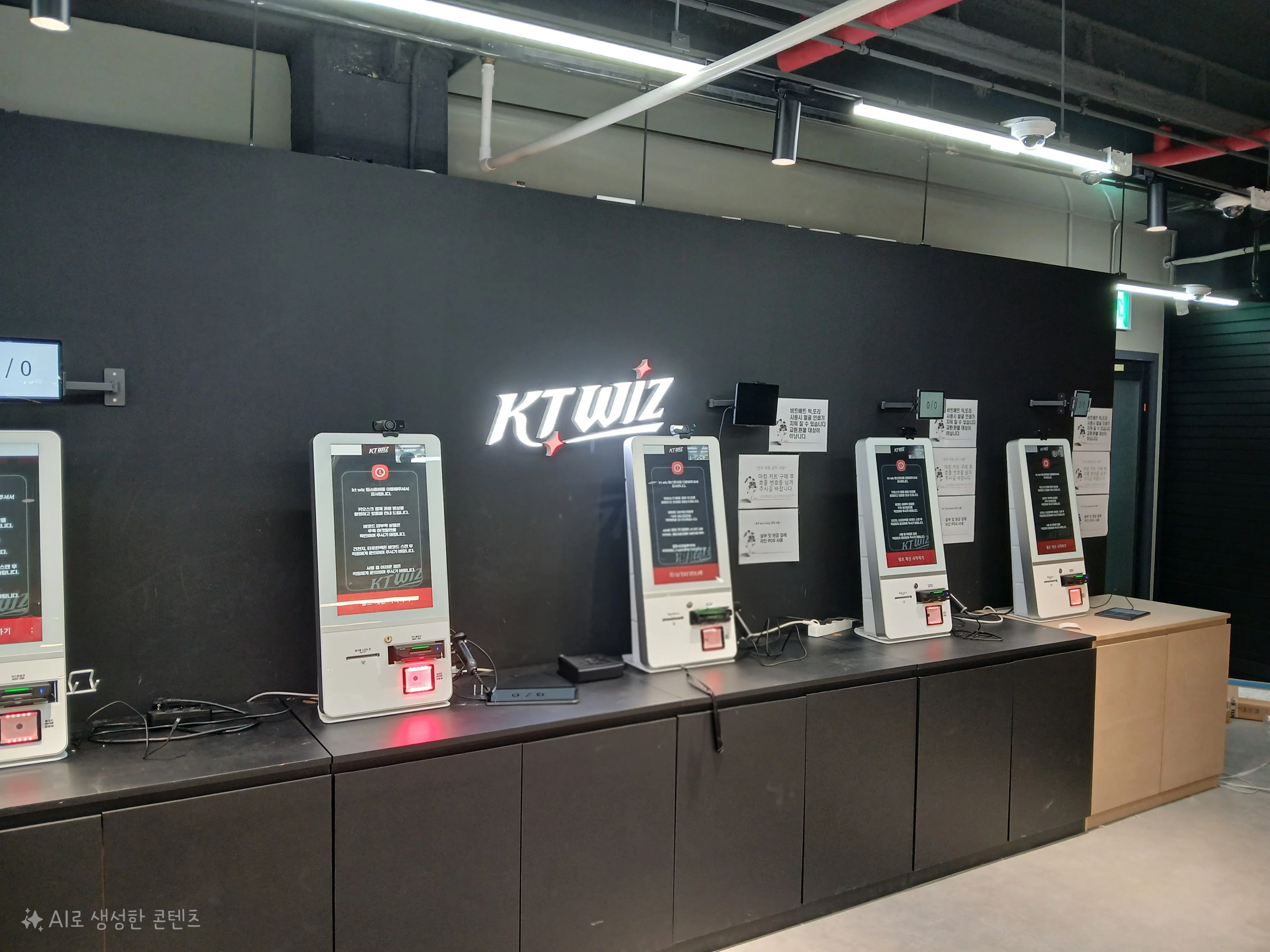 KT wiz샵 매장에 설치된 텔리젠 키오스크 시스템의 실제 구축 사례